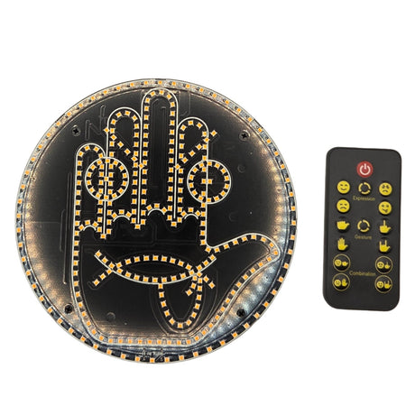 LED Message Display with Remote – Fun Faces & Gestures