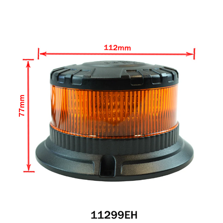 LED Amber Magnetic Beacon, Cigarette Lighter Powered