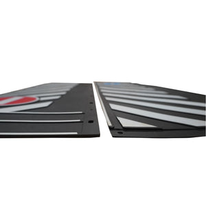 Mud Flap Rubber Apron Set for Left and Right Side, Adjustable 2400-2200 mm