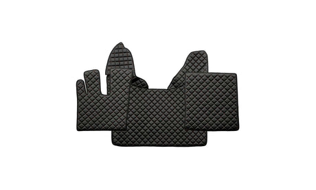 Quilted Faux Leather Floor Mat for DAF XF Euro 6 Automatic