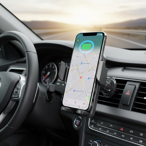 Car Phone Holder & Wireless Charger for Air Vent, 90° Adjustable